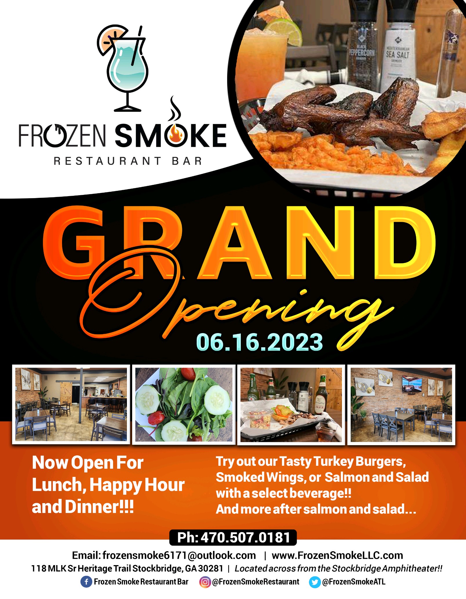 Frozen Smoke Grand Opening Ad